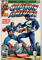 Captain America #241 (1980) Punisher Very Fine