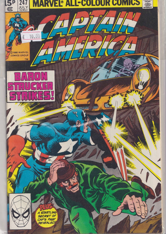Captain America #247 (1980) Byrne very fine FCL