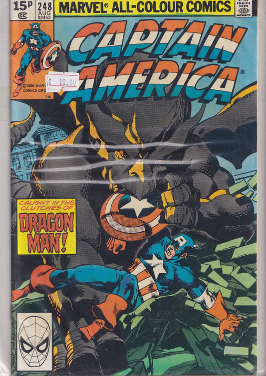 Captain America #248 (1980) Byrne very fine FCL
