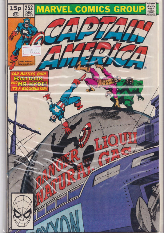 Captain America #252 (1980) Byrne very fine FCL