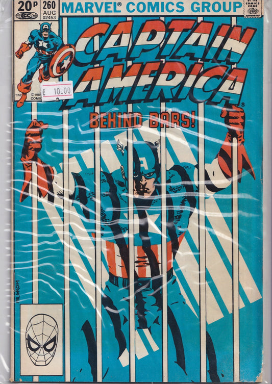 Captain America #260 (1981) very fine FCL