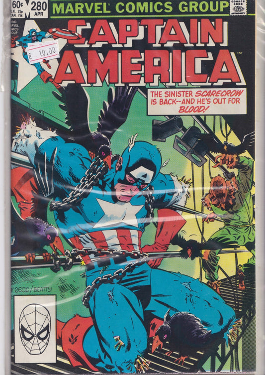 Captain America #280 (1983)  Zeck art very fine FCL