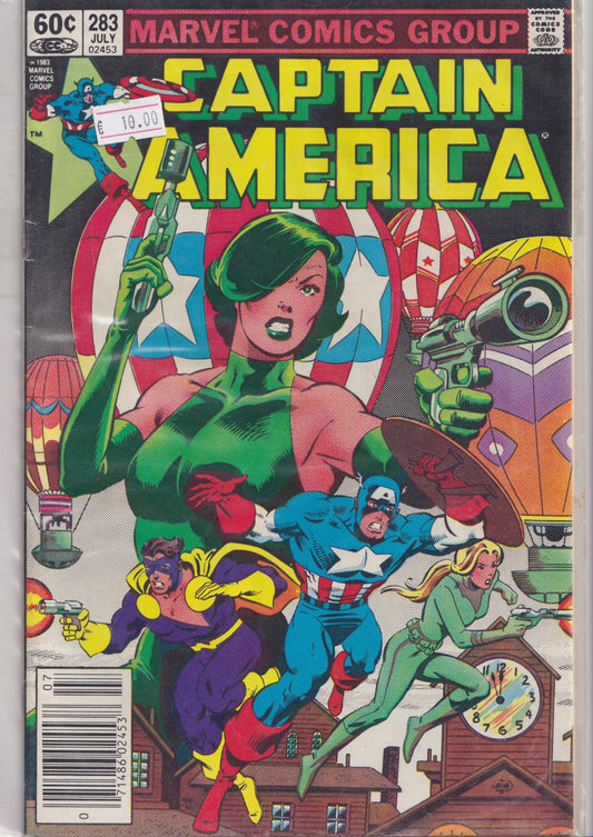 Captain America #283(1983)  Zeck art very fine FCL