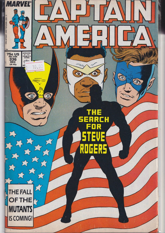 Captain America #336 (1987) Very Fine FCL