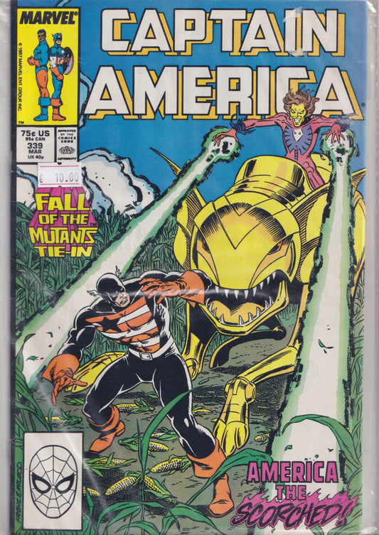 Captain America #339 (1987) Very Fine FCL