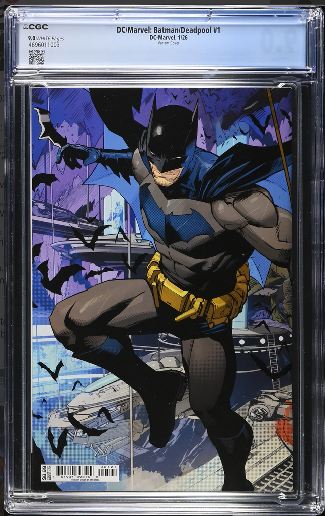 Batman Deadpool (2026) Dan Mora Wraparound cover CGC 9.0