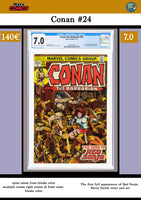 Conan #24 (1973) Barry Smith  1° full Red Sonja CGC 7.0 FCL
