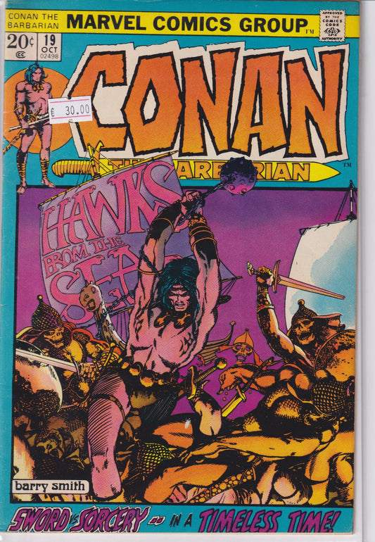 Conan #19 (1972) Barry Smith Vf - French Comics Lovers
