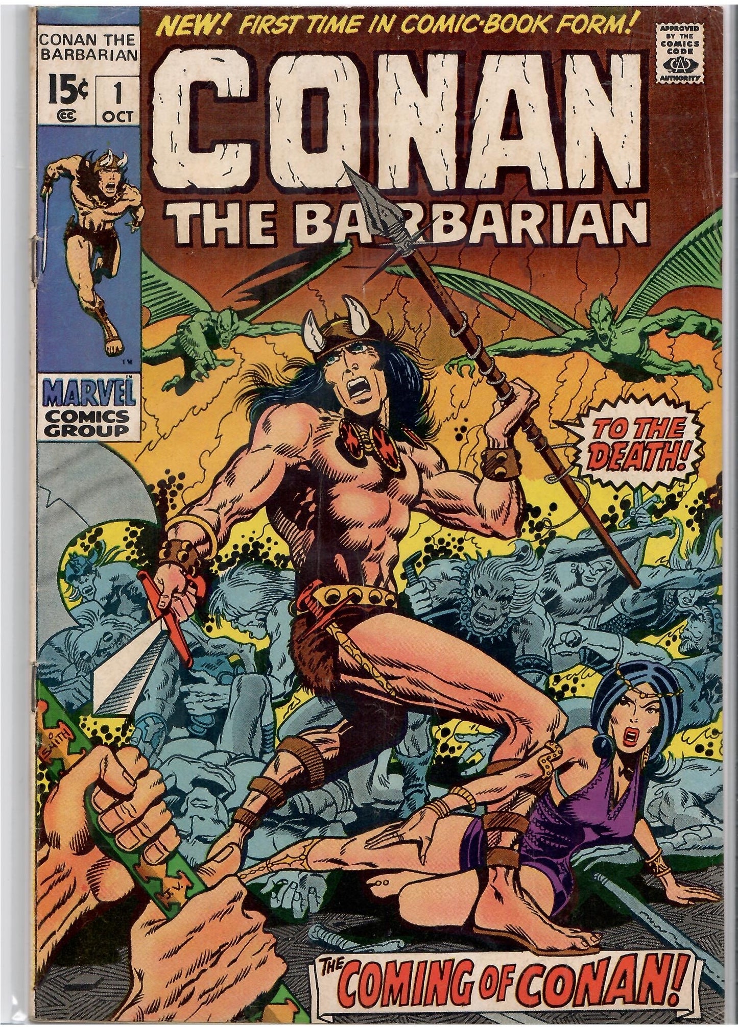 Conan the Barbarian #1 (1970) Barry Smith art 1° Conan Fine-