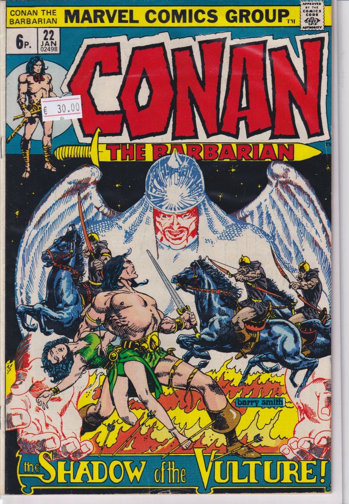 Conan #22 (1973) Barry Smith Vf - French Comics Lovers