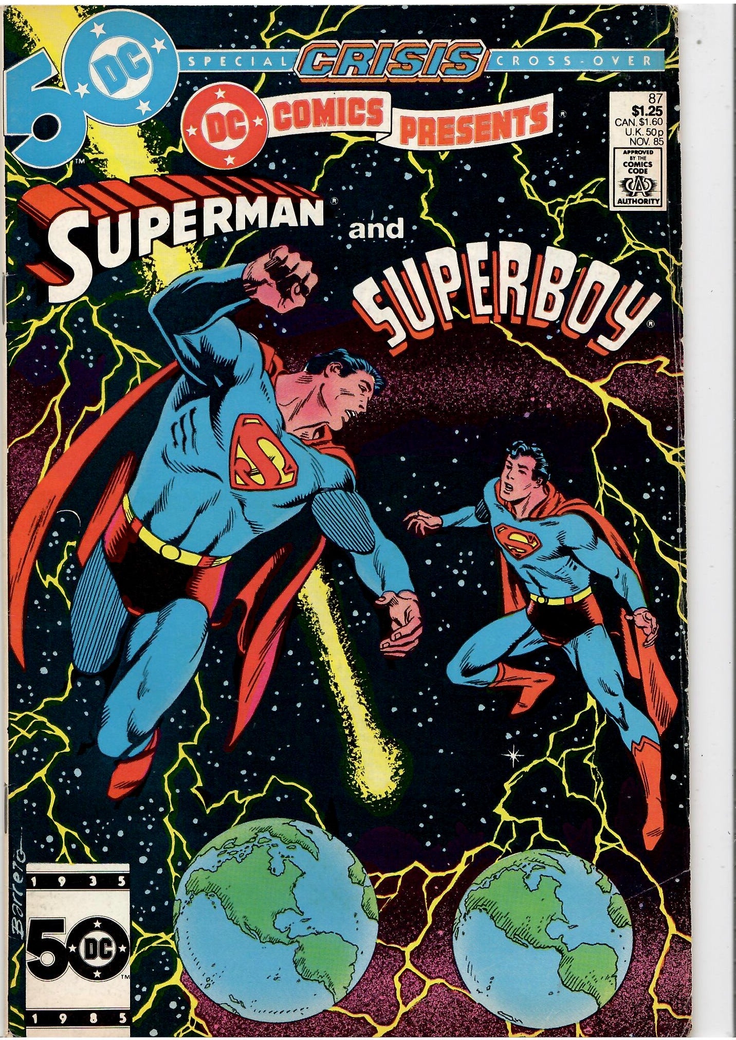 DC Comics Presents #86 (1985) Origin of Superboy Prime Fine -