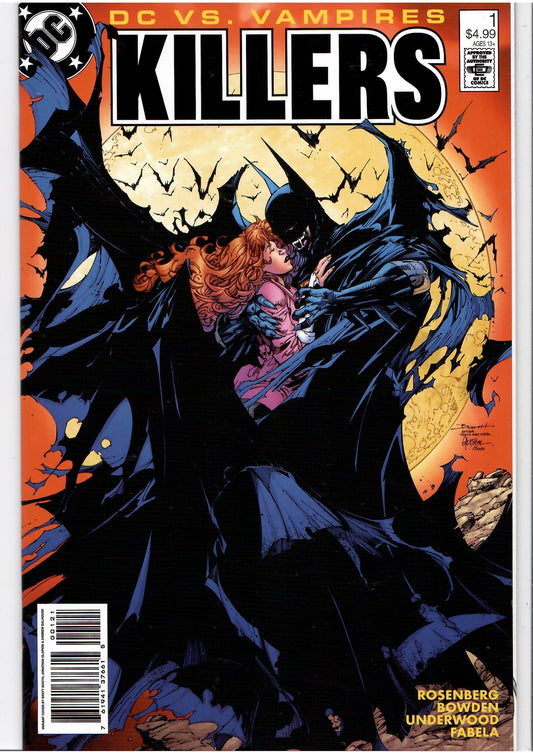 DC vs. Vampires Killers (2022) McFarlane's Batman hommage cover Very Fine