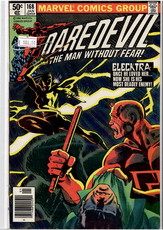 Daredevil #168 ( 1980)  Key issue 1° Elektra Fine
