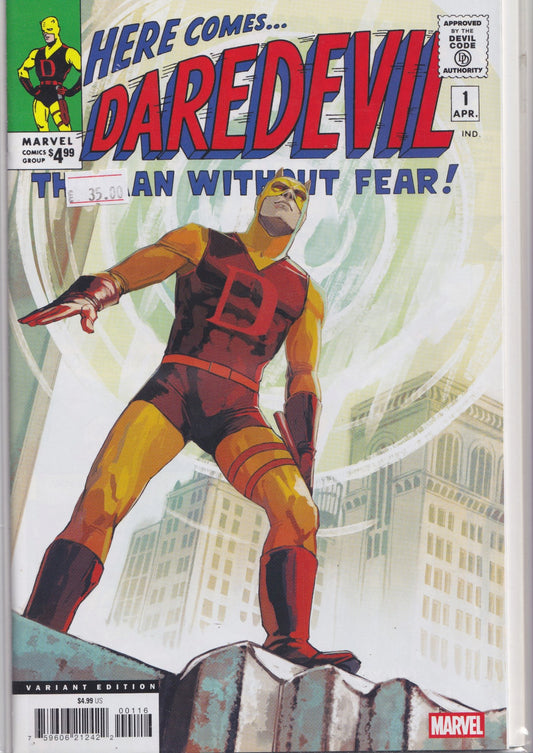 Daredevil #1 (2024) Facsimile 1.25 variant NM
