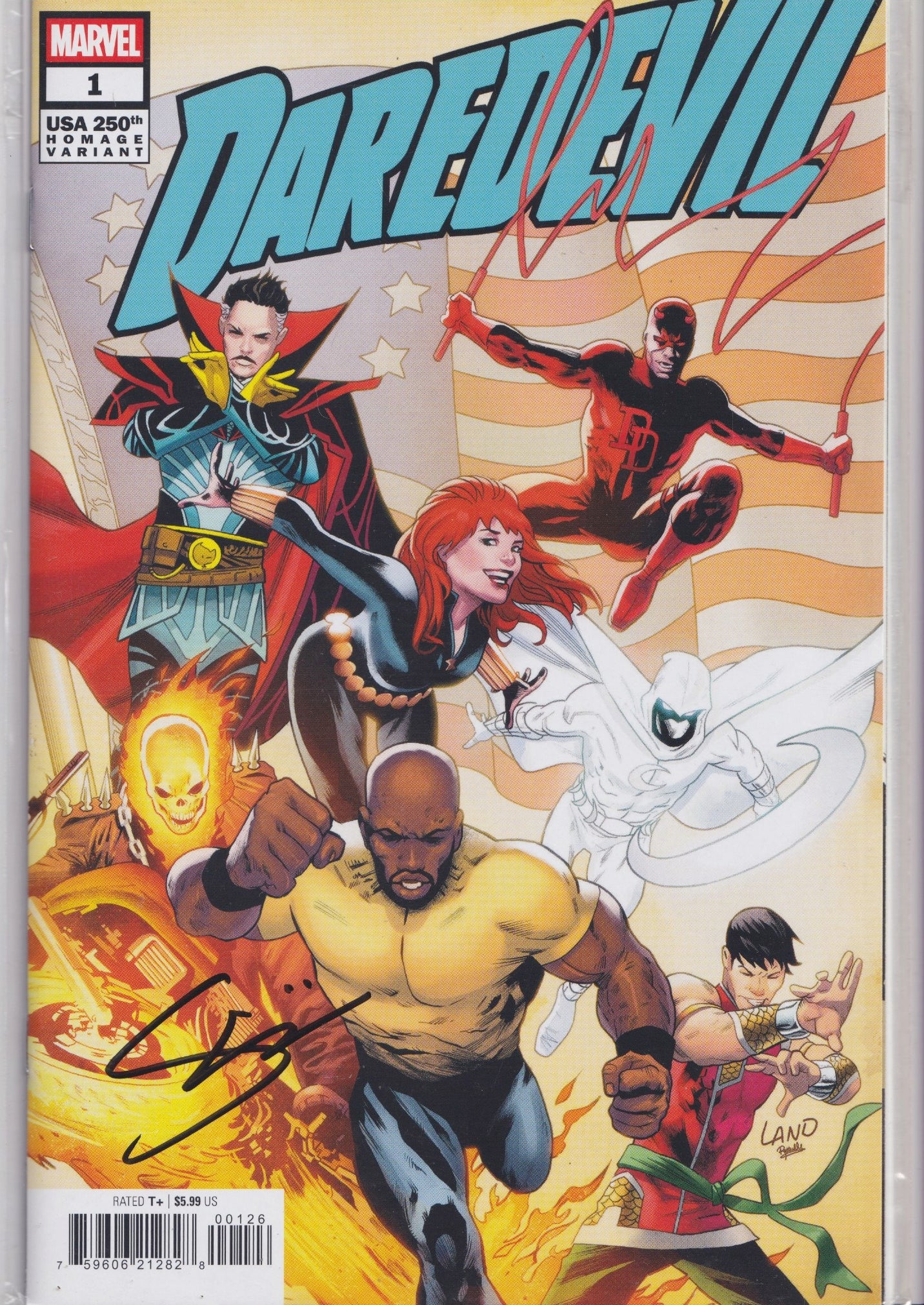Daredevil #1 (2026) Anniversary variant signed by Stephanie Phillips NM