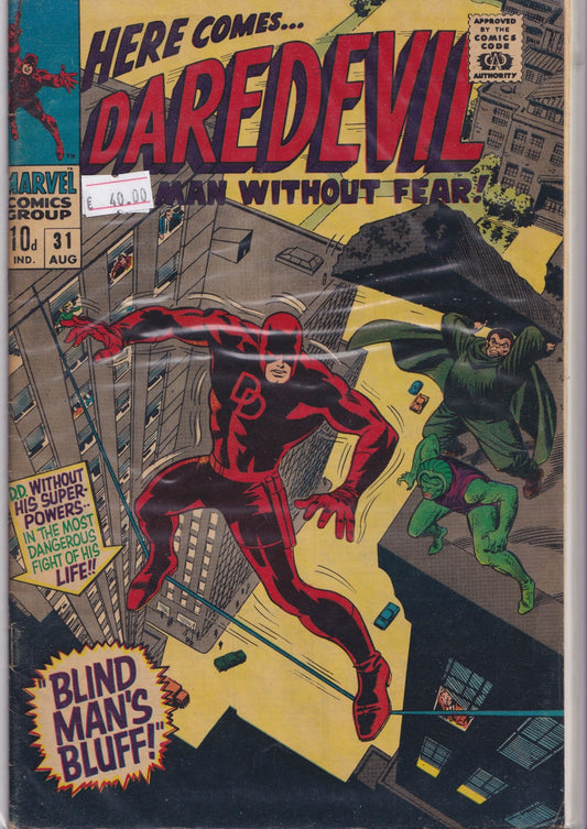Daredevil #31 (1967) Colan DD  art very Fine