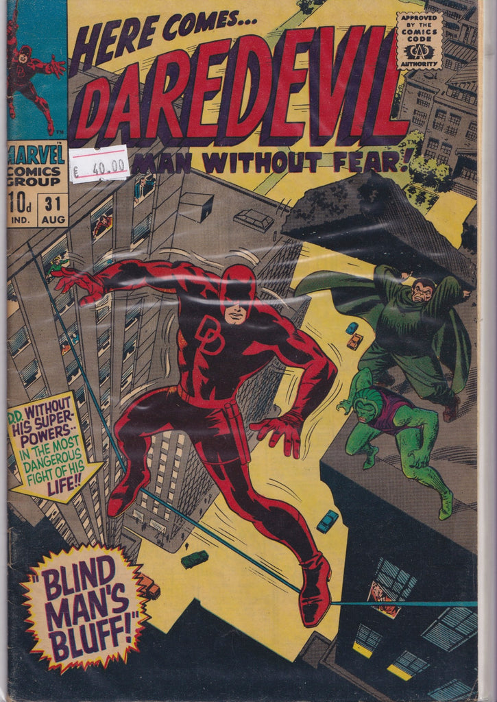 Daredevil #31 (1967) Colan DD  art very Fine