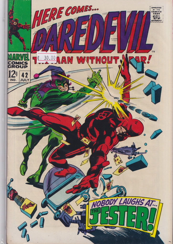 Daredevil #42 (1968) Colan DD  art very Fine