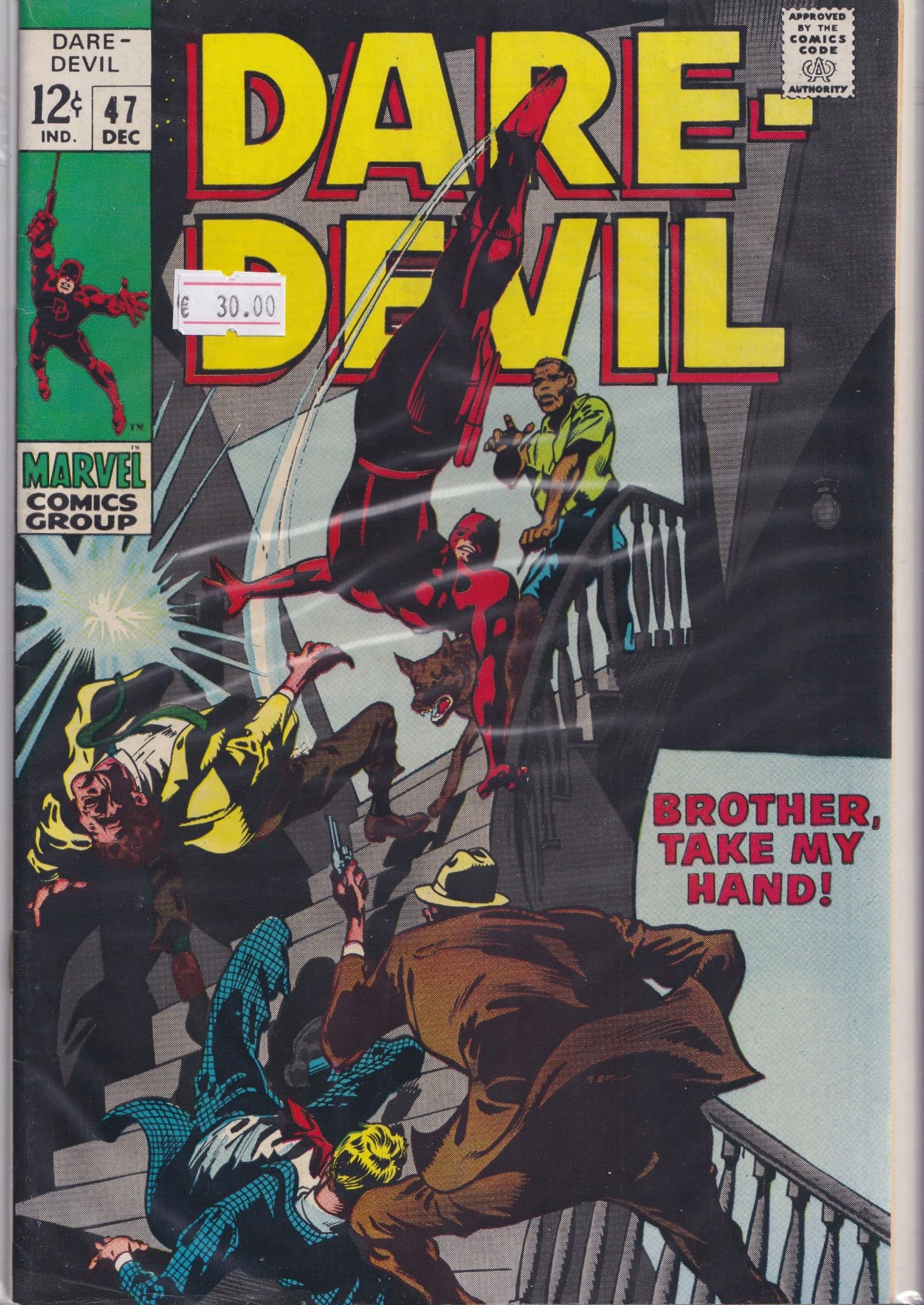 Daredevil #47 (1968) Colan DD  art very Fine