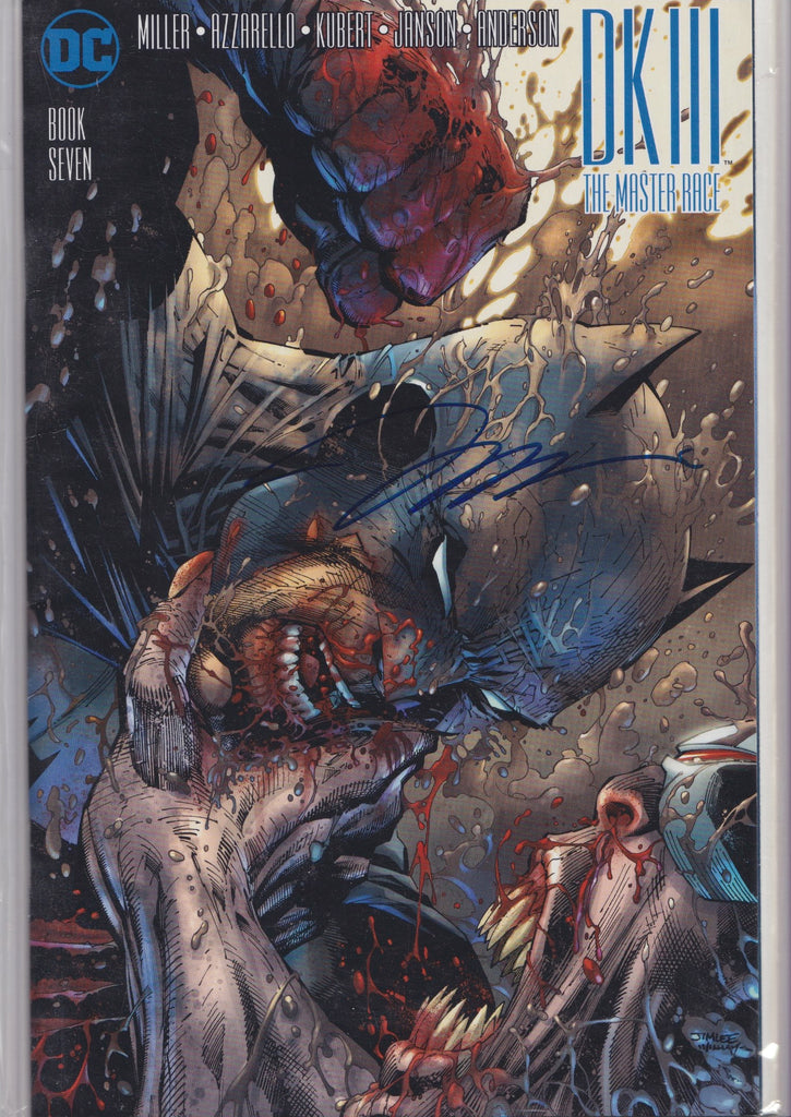 Dark Knight III: The Master Race #7 (2016)  Jim Lee 1:500 Variant Signed NM