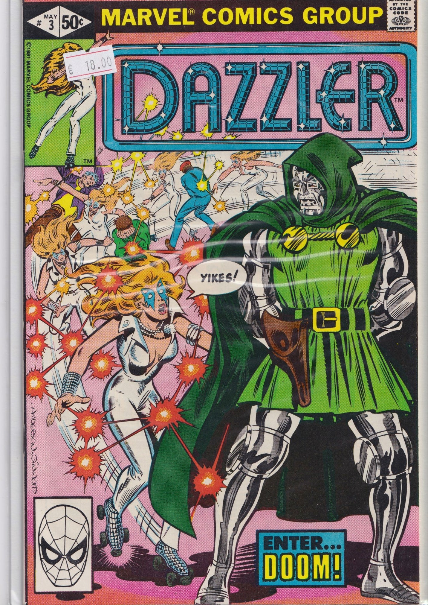 Dazzler #3 (1981) Doom Very Fine