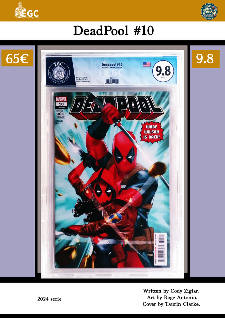 Deadpool #10 (2024) EGC 9.8