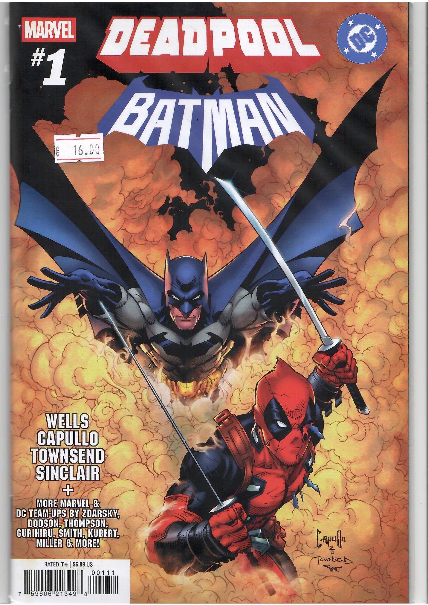 Deadpool Batman #1 (2025) Marvel/Dc team up 1° print NM