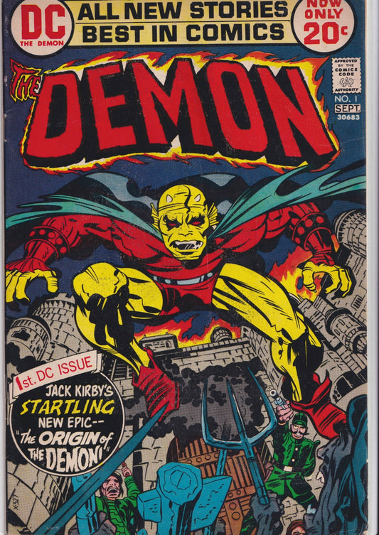 Demon #1 (1972) Key issue  Kirby Fine