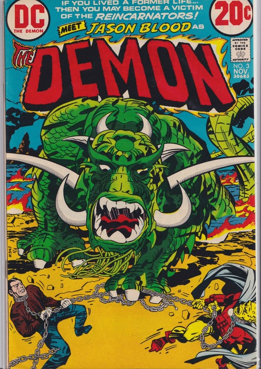 Demon #3 (1972)  Kirby Very Fine