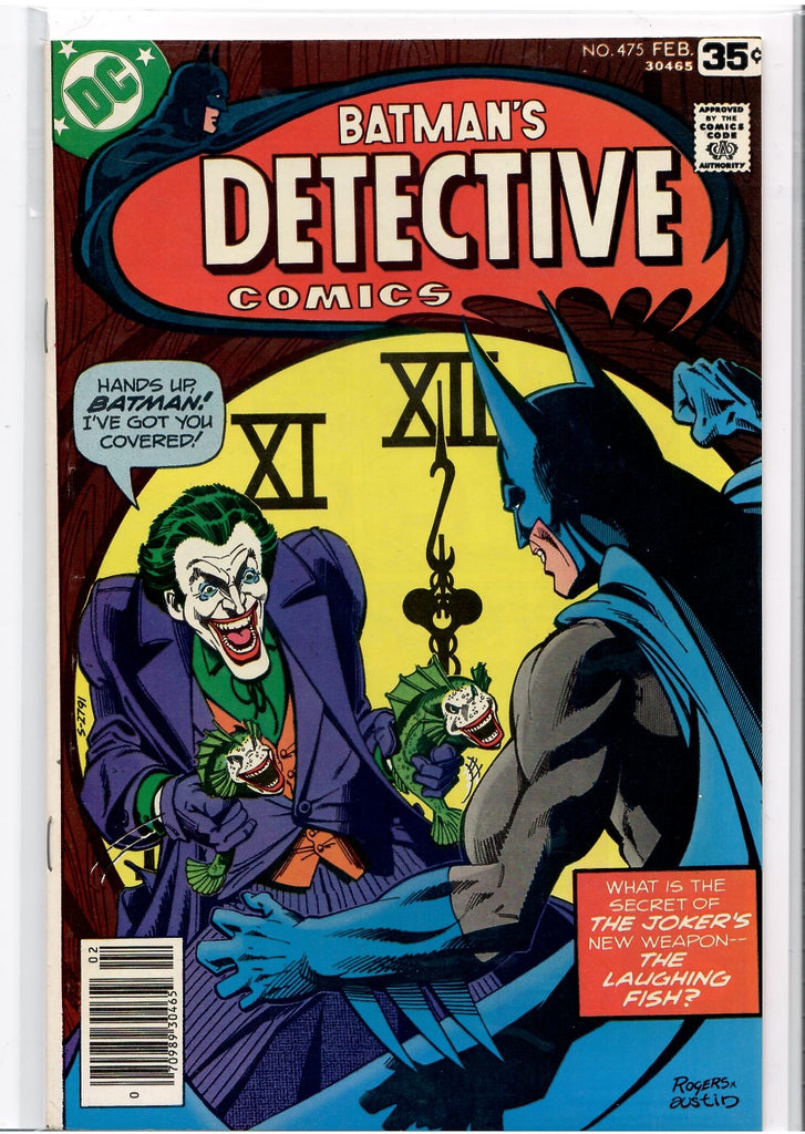 Detective Comics #475 (1978) Key Joker issue  Rogers  Very Fine