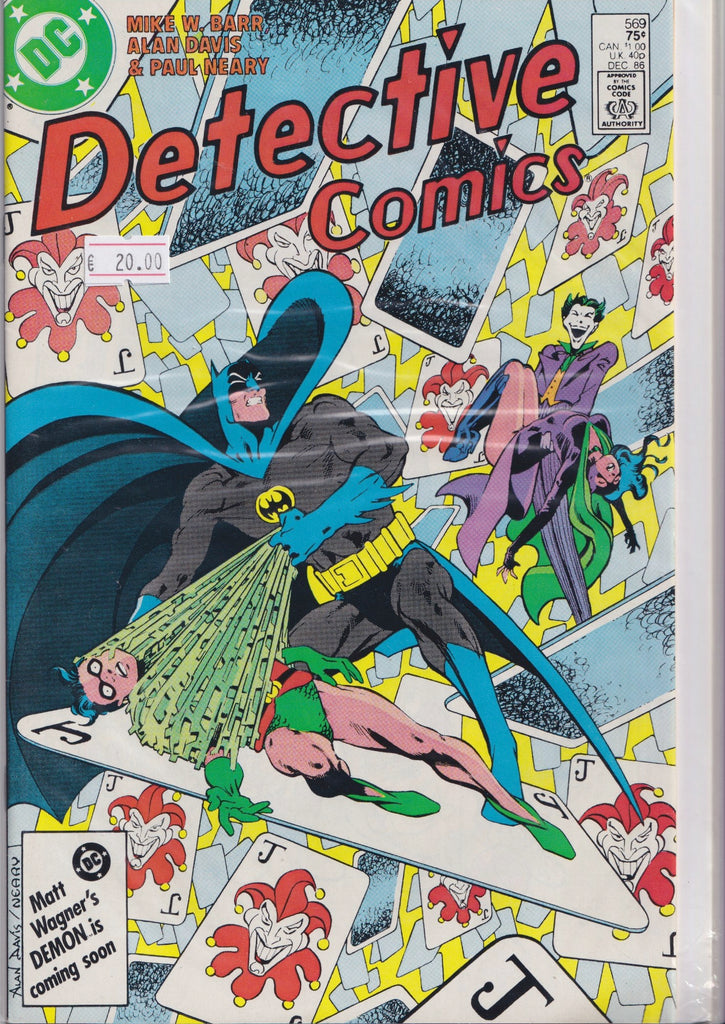 Detective Comics #569 (1986)  Joker- Davis art begins Very Fine