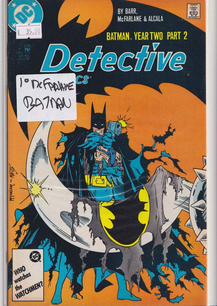 Detective Comics #576 (1987) Year 2 1° McFarlane Batman Very Fine