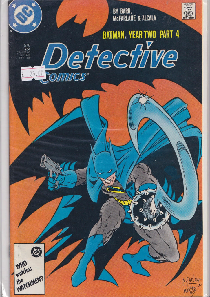 Detective Comics #578 (1987) Year 2  McFarlane art Very Fine