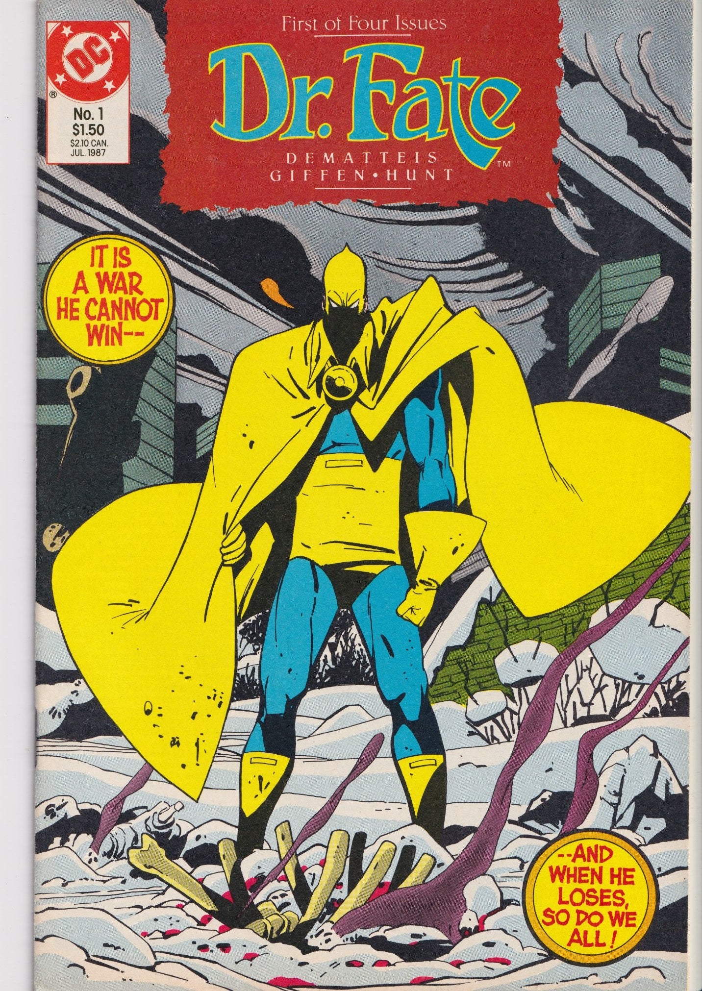 Doctor Fate #1-4 (1987) Full set  Giffen art Very Fine