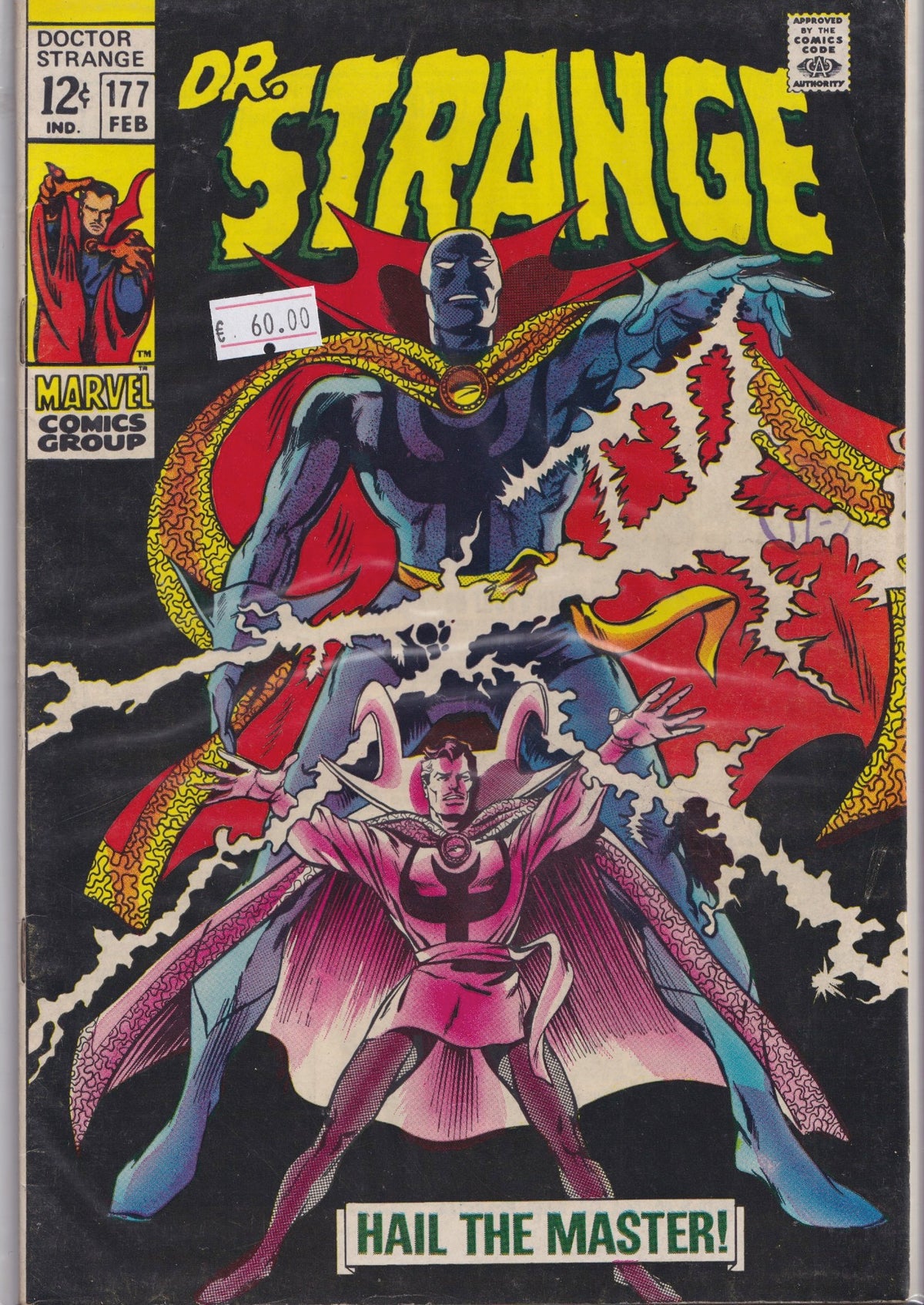 Doctor Strange #177 (1969) 11° New Costume  very Fine FCL