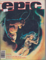 Epic Illustrated #10 (1982) Scifi Fantasy Marvel magazine1° Marada She Wolf Fine