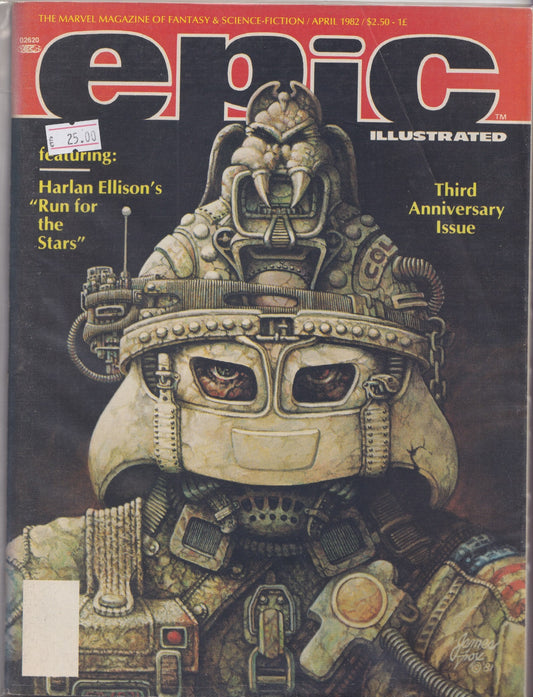 Epic Illustrated #11 (1982) Scifi Fantasy Marvel magazine Marada She Wolf Fine
