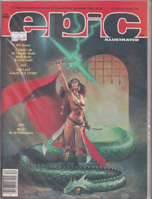 Epic Illustrated #27 (1984) Scifi Fantasy Marvel magazine,Last Galactus Byrne Fine