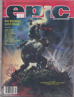 Epic Illustrated #34 (1986) Scifi Fantasy Marvel magazine,Last Galactus Byrne Fine