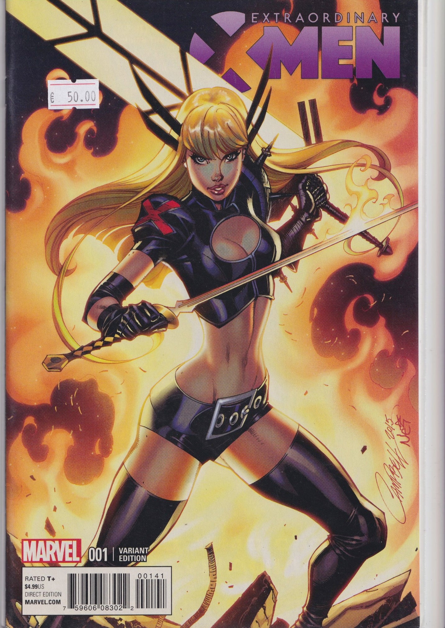 Extraordinary X-Men #1 (2016) 1 for 25 Magik . Scott Campbell variant