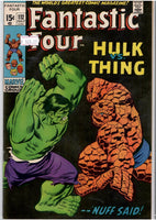 Fantastic  Four #112 (1971) Classic issue, Classic cover Very Good+