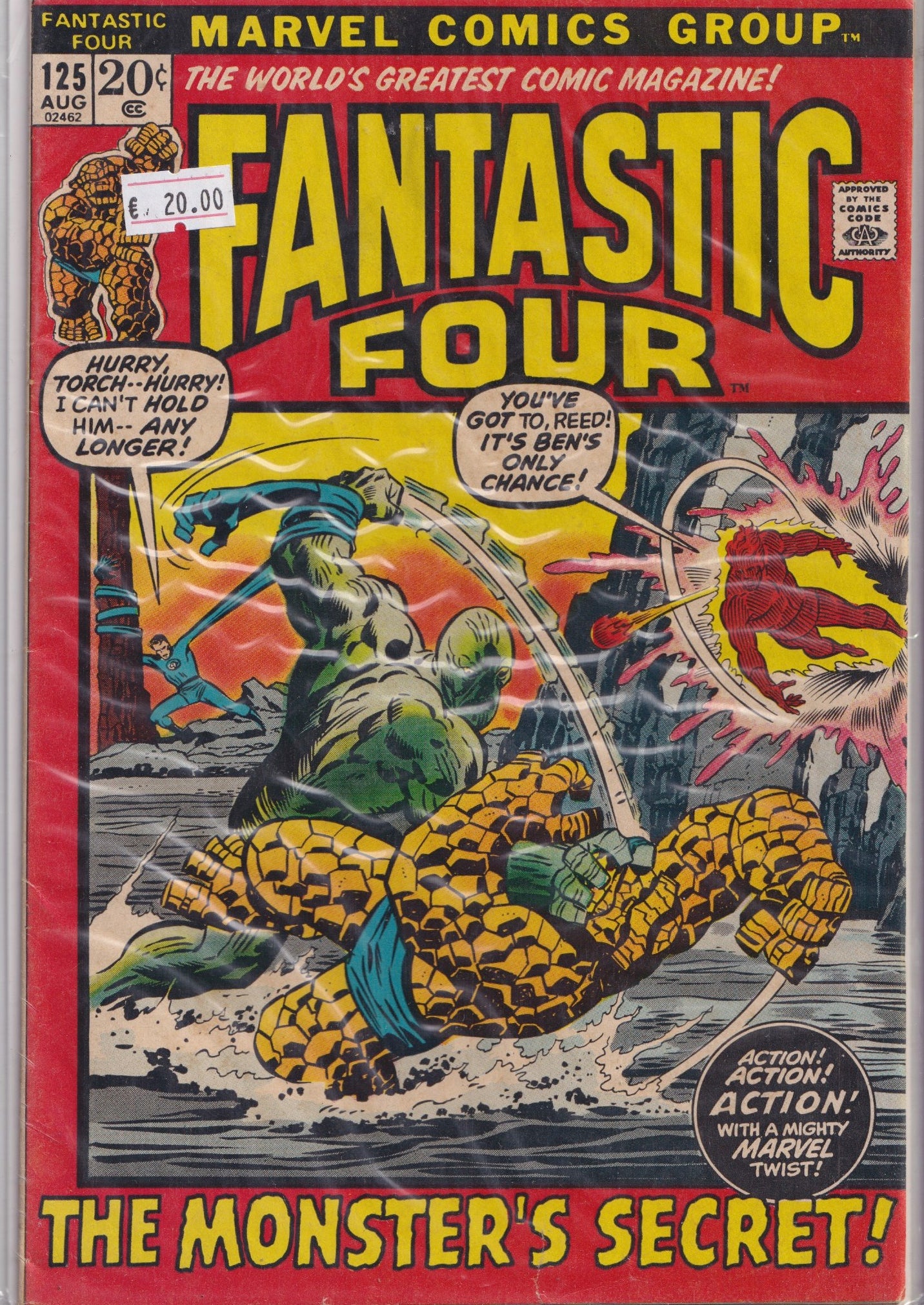 Fantastic Four #125 (1972) Fine+
