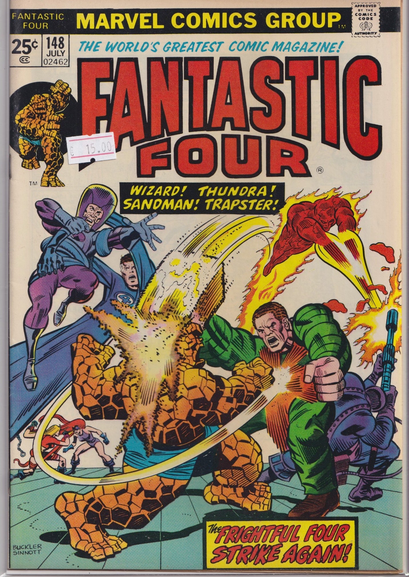 Fantastic Four #148 (1974) Fine+