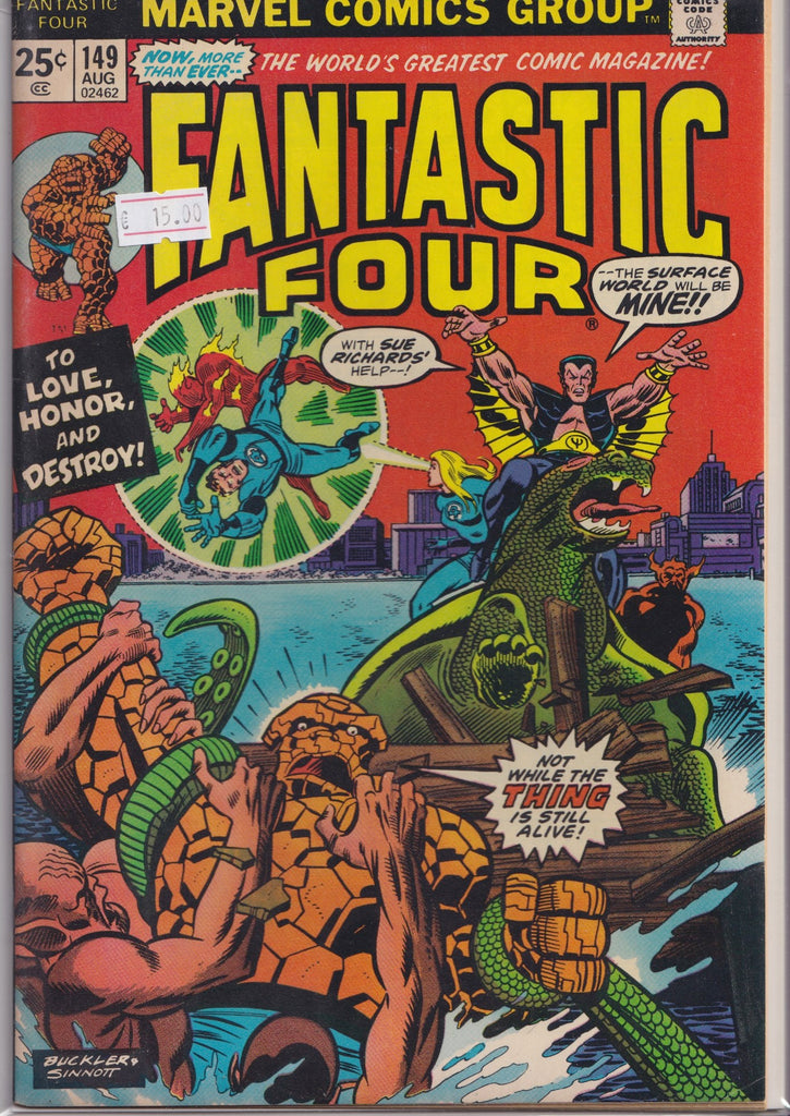 Fantastic Four #149 (1974) Namor Fine+