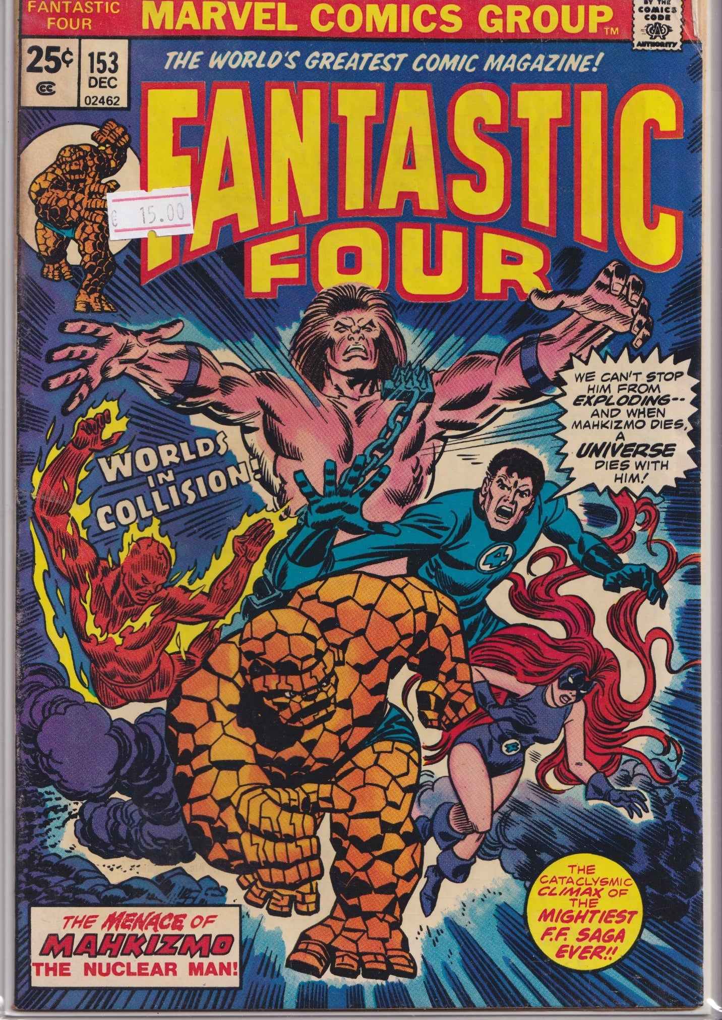 Fantastic Four #153 (1974) Very Fine