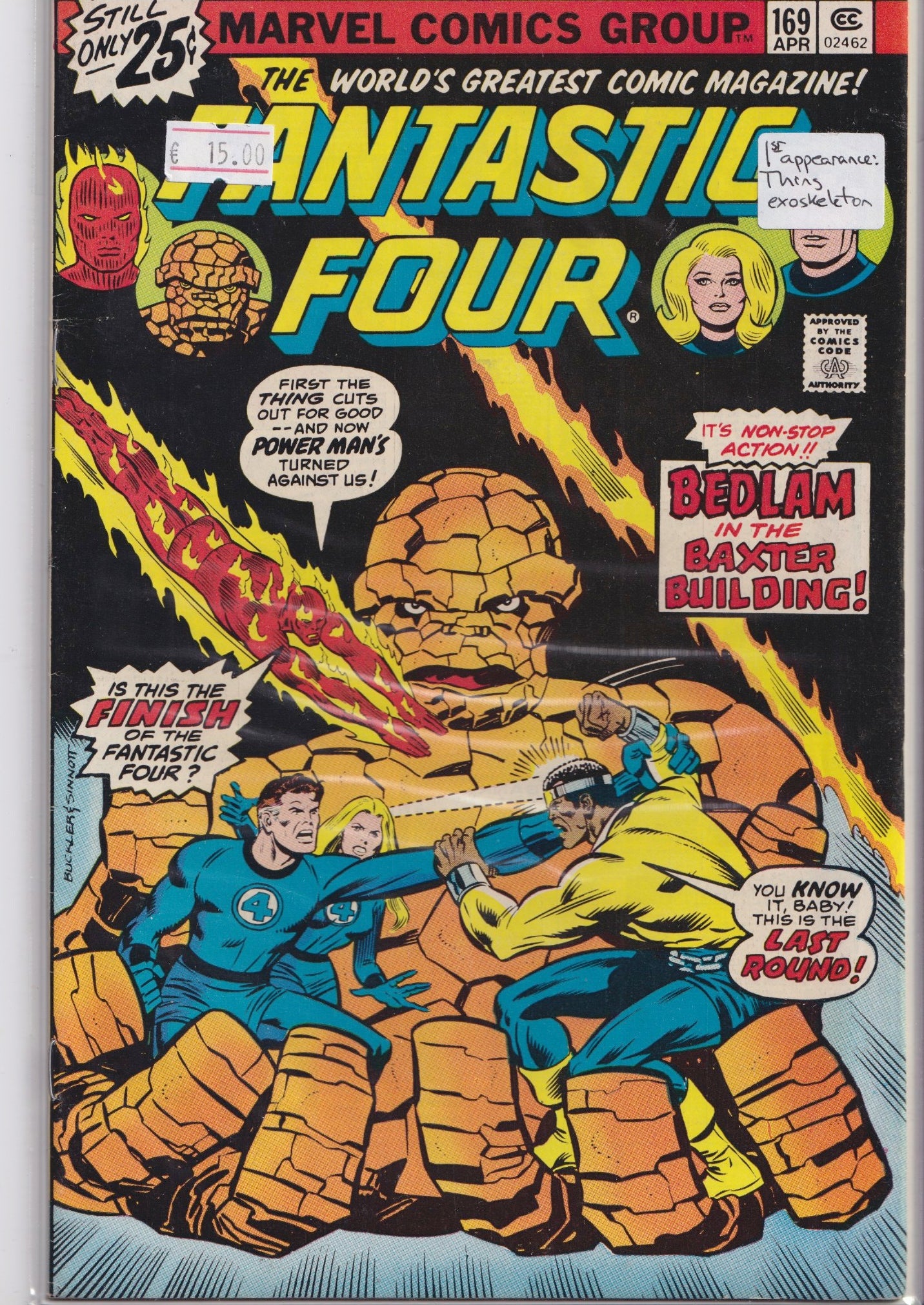Fantastic Four #169 (1976) Very Fine