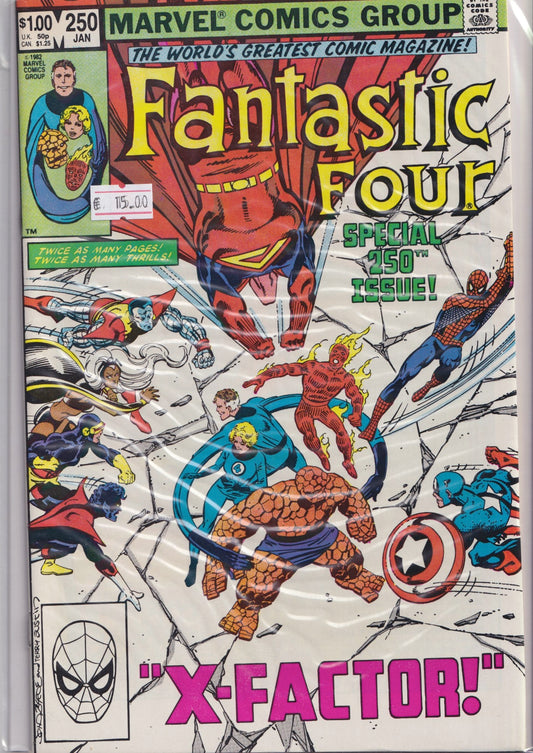 Fantastic Four #250 (1983)  Byrne art very fine