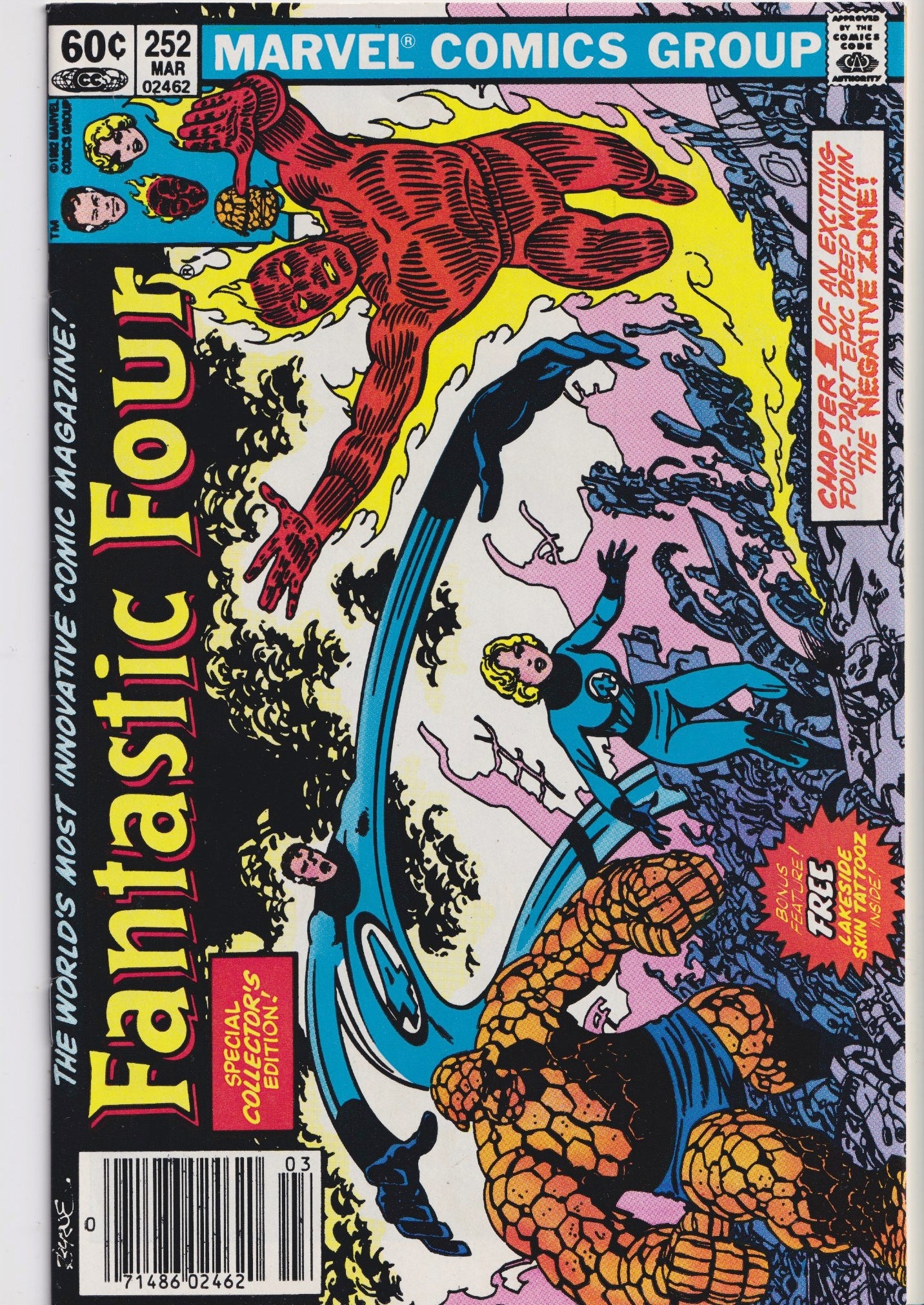 Fantastic Four #252 (1983)  Byrne art very fine