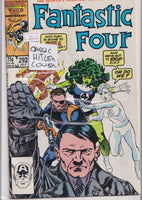 Fantastic Four #292 (1986)  Hitler cover Byrne art very fine