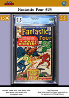 Fantastic Four #34 (1965) Kirby/Lee CGC 5.5